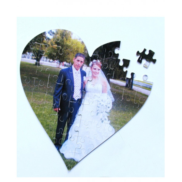 Пъзел–сърце 20х25 см., 30 елемента Пъзел–сърце 20х25 см., 30 елемента